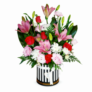 סידור פרחים בקופסא A