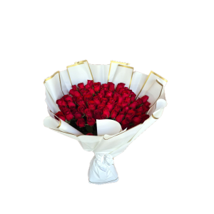 זר אהבה מטורף -  ורדים