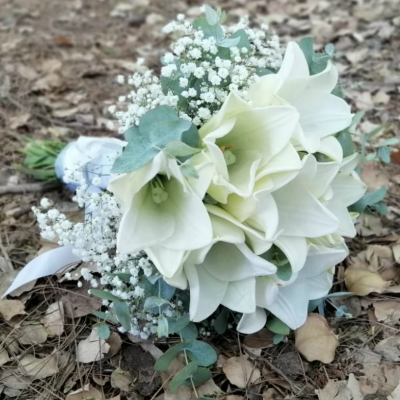 זר כלה שושן צחור